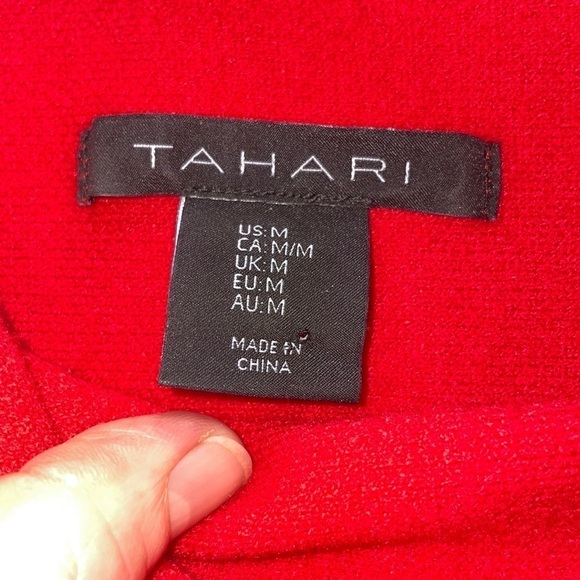 TaharI Women's Sweater – Bold Red Hue Red - Picture 9 of 12